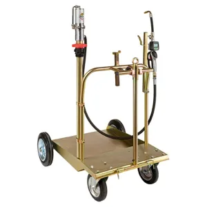 GT-RM35094KT - 210L Oil Drum Pump Kit with Digital Metered Control and Trolley