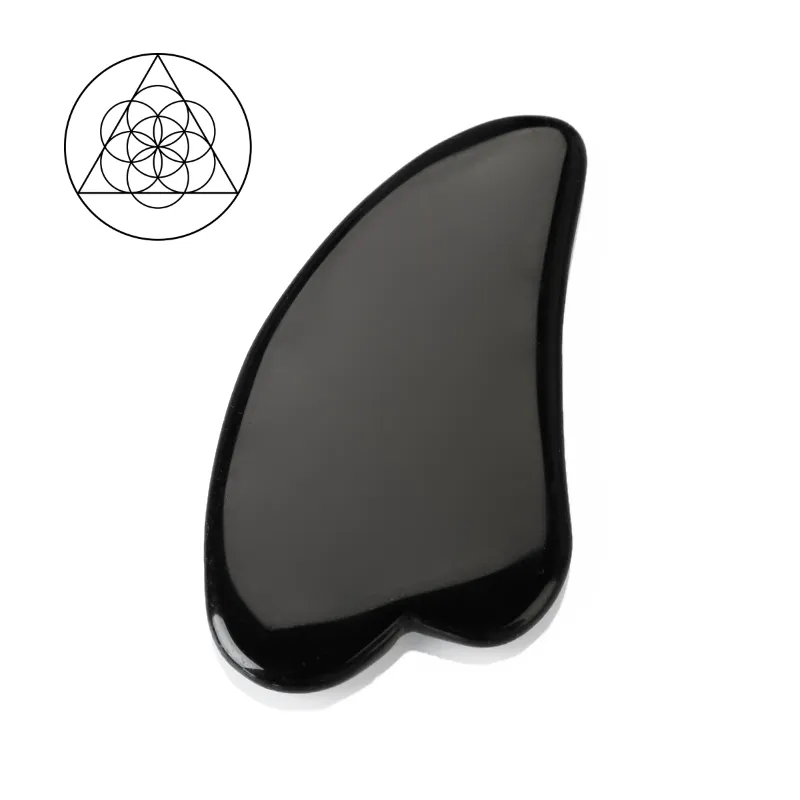 Guasha Massage Stone, Black Onyx (Guasha)