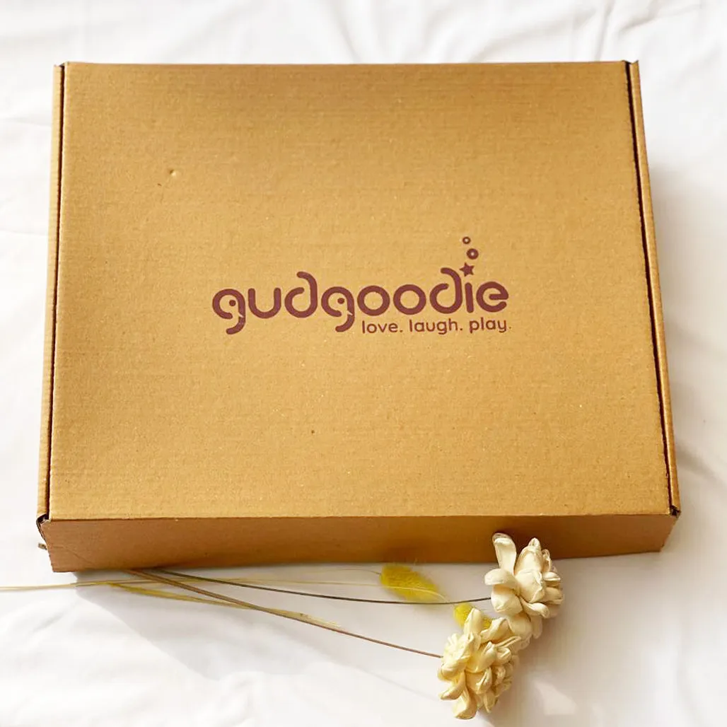 Gudgoodie Baby Gift Set Muslin Dohar and Maracas Set- Avocados