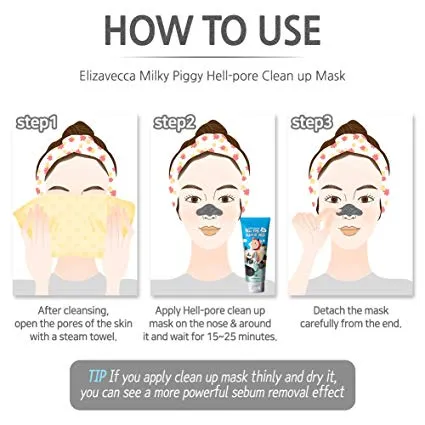 Hell pore clean up nose mask