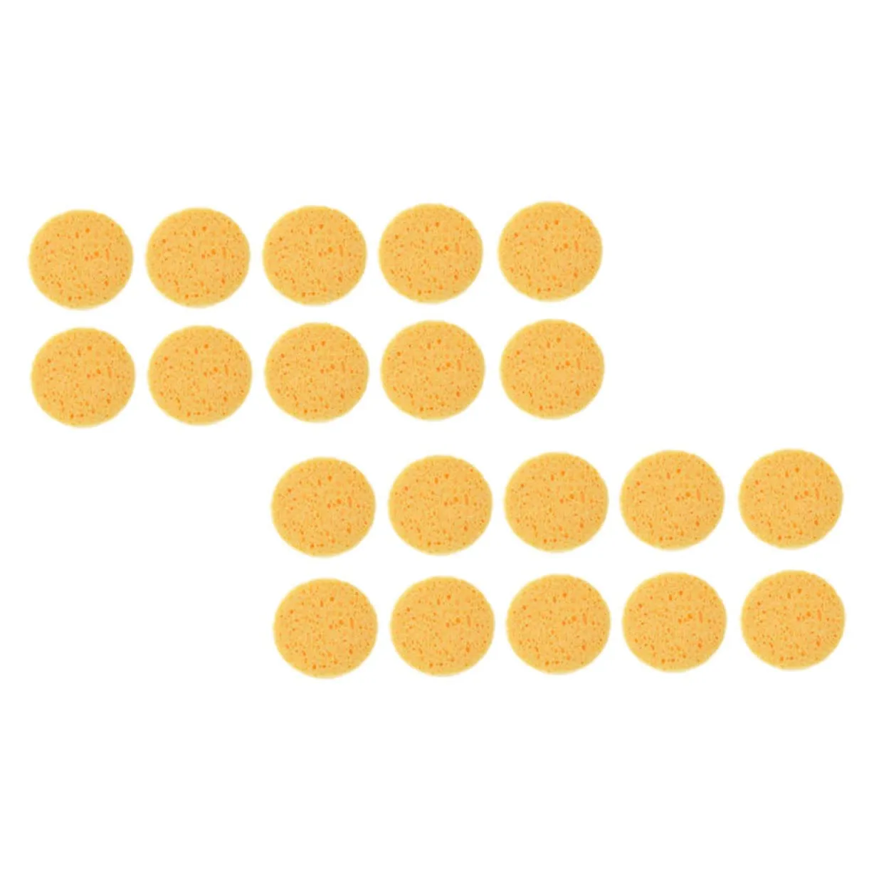 Hemoton 100pcs Makeup Pads for Girls Soft Cosmetic Puff for Facial Cleaning and Powder Application Convenient Design for Home and Salon Use Safe Material for Comfortable Makeup