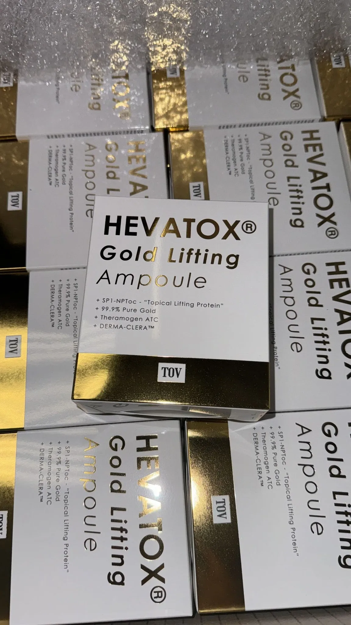 HEVATOX® Gold Ampoule 30mL (Topical Neuro-toxin) Retail $160