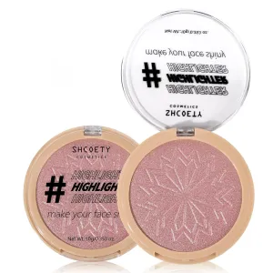 Highlighting Palette  Face-Brightening Powder & Cream Duo, Waterproof & Long-Lasting (03#)
