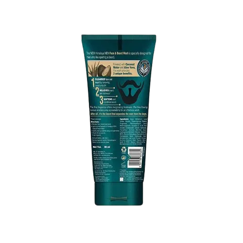 HIMALAYA MENS FACE & BEARD WASH 80ML