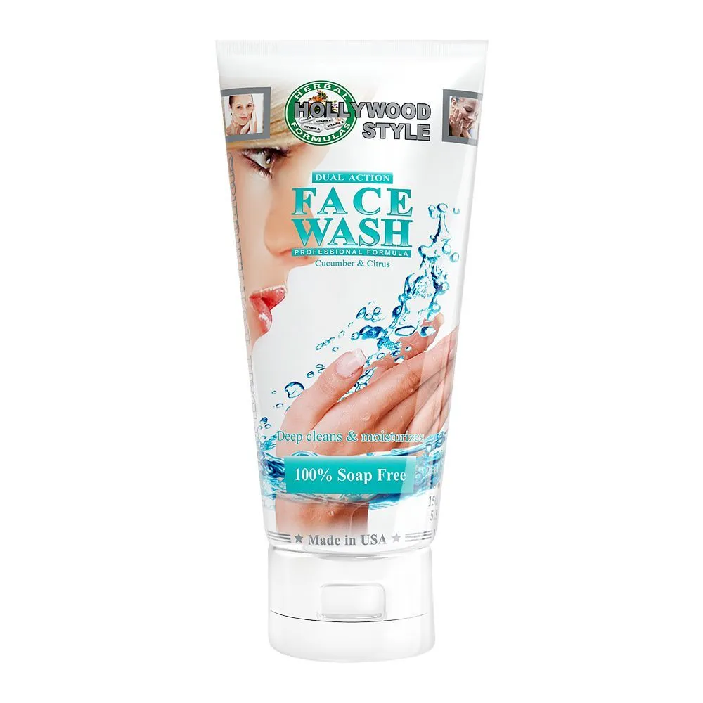HOLLYWOOD STYLE DUAL ACTION FACE WASH 150ML