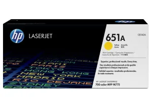 HP 651A toner yellow - Genuine HP CE342A Original Toner cartridge