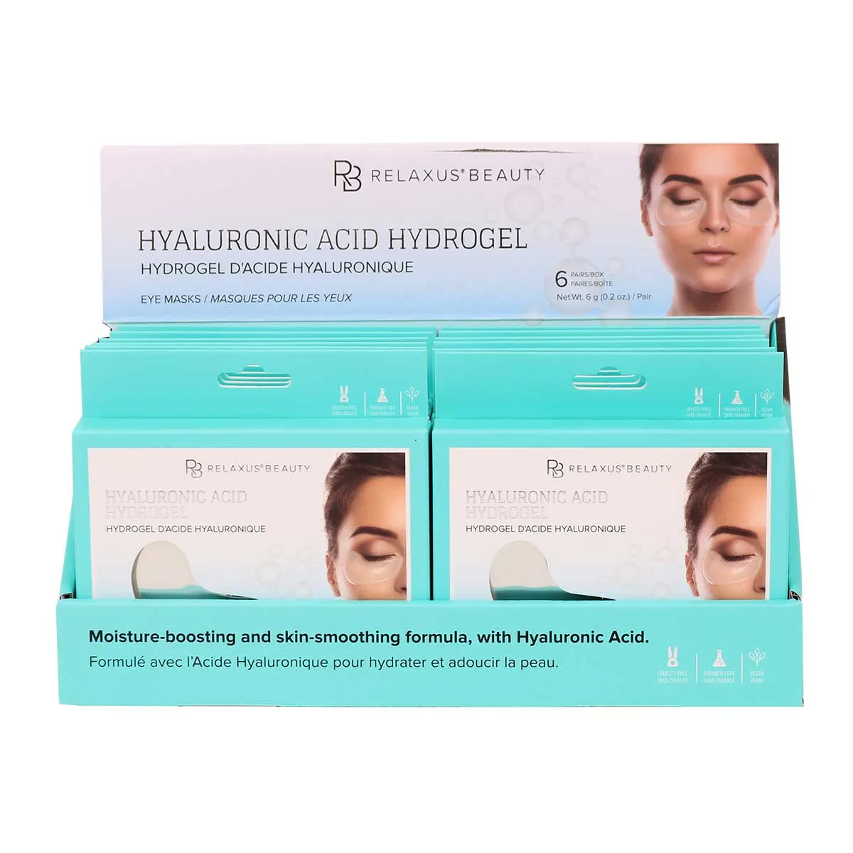 Hyaluronic Acid Hydrogel Eye Masks - Displayer of 12