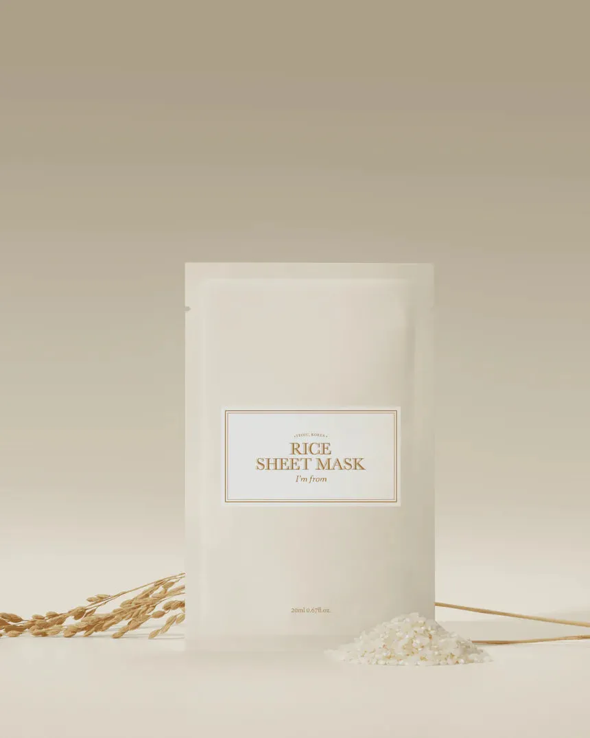 I'm From Rice Sheet Mask