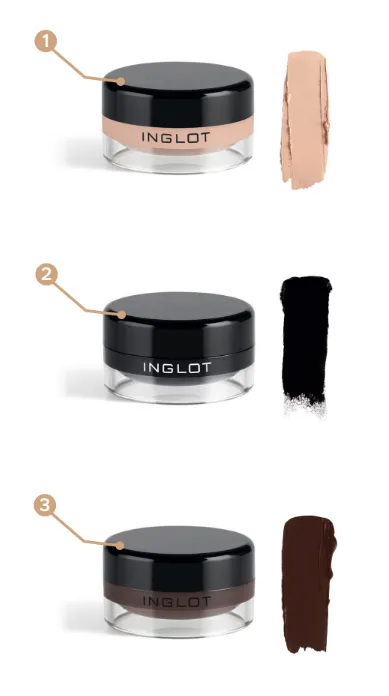 Inglot The Classics Mini Gel Liner Trio