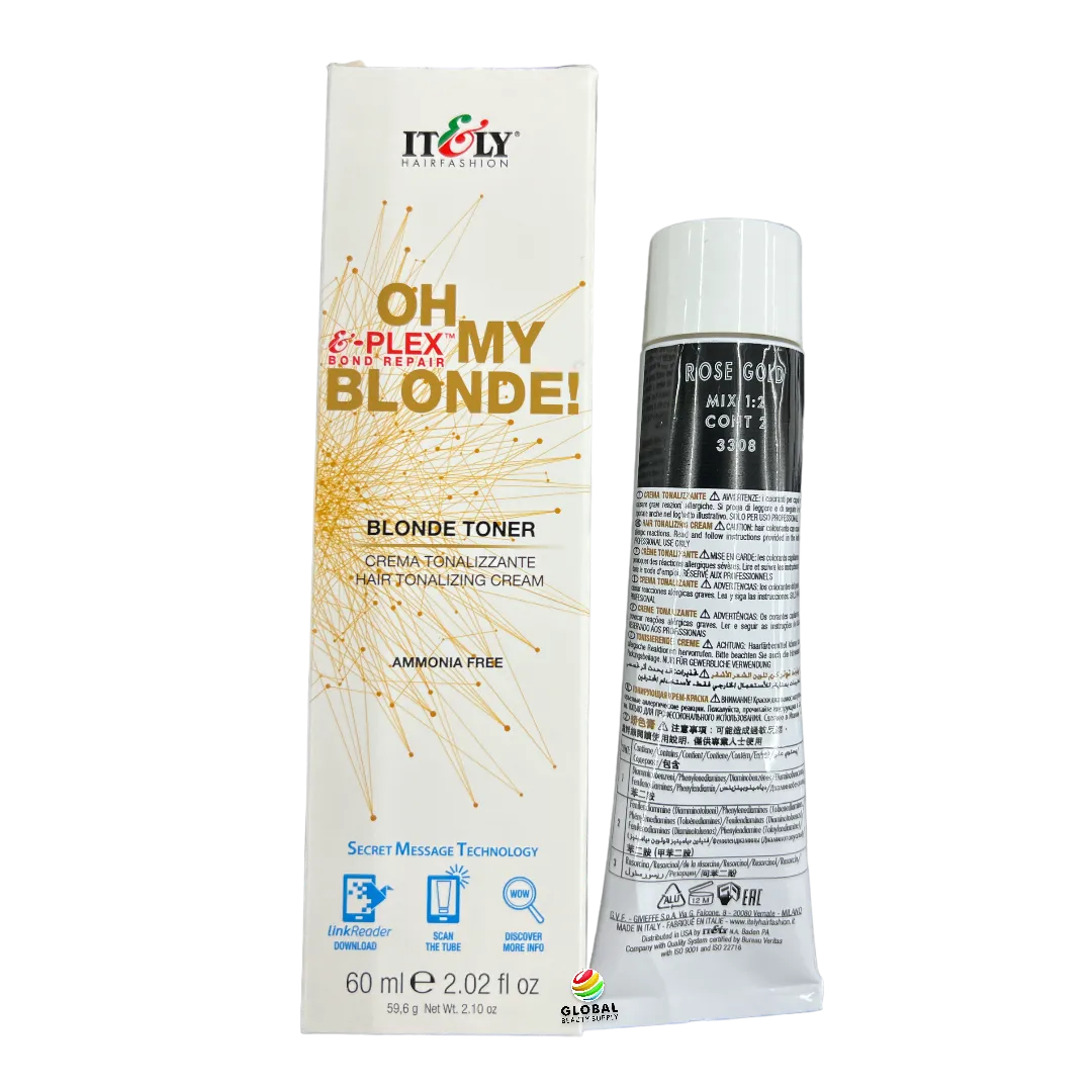 Itely Oh My Blonde Blonde Toner Rose Gold 60ml