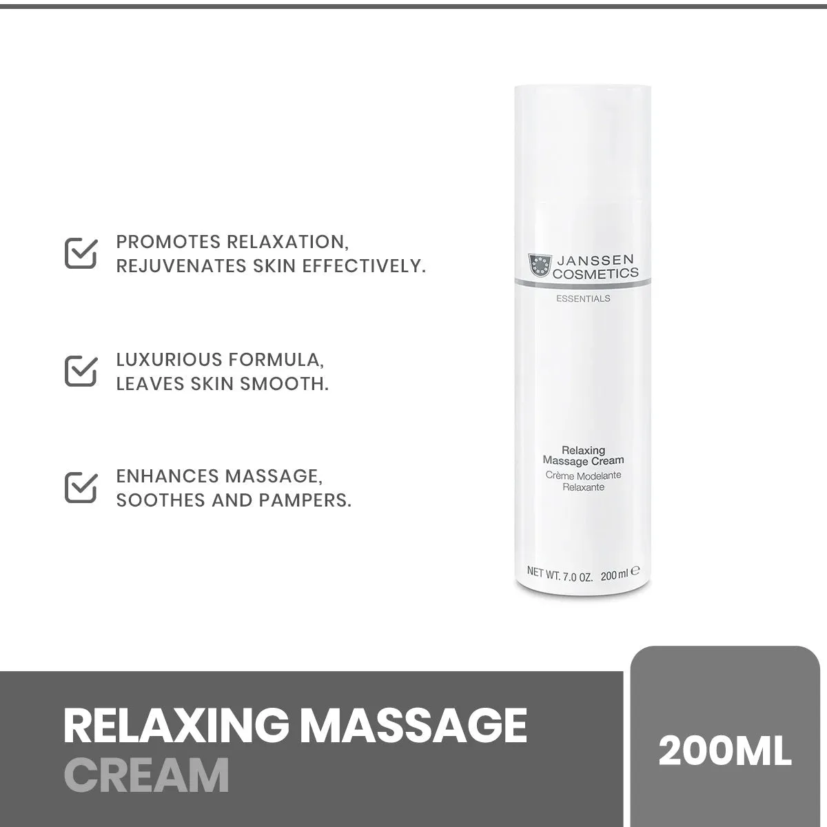 Janssen - Relaxing Massage Cream - 200ml
