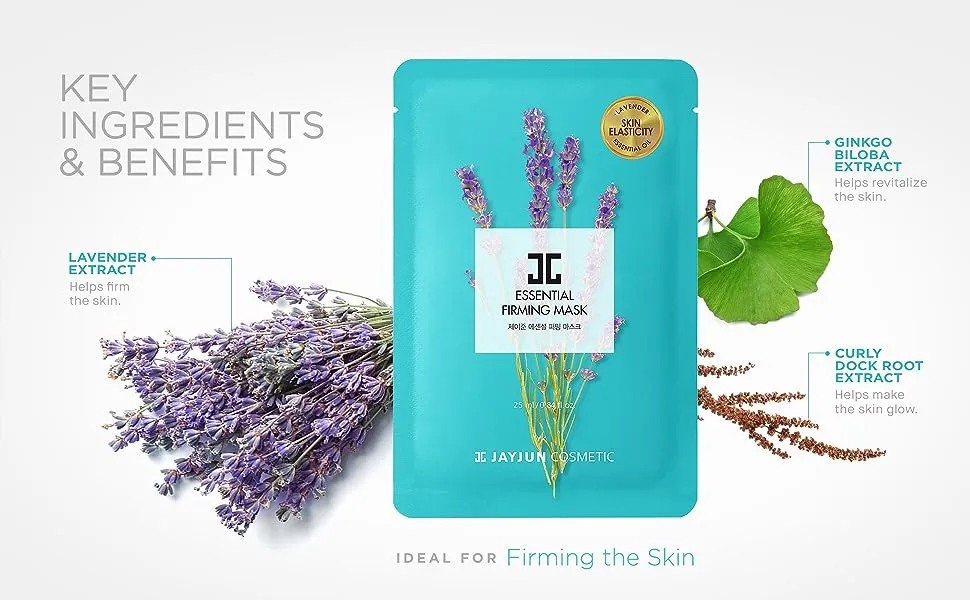 JAYJUN Essential Firming Up Mask 10pcs مجموعه ماسكات البشرة