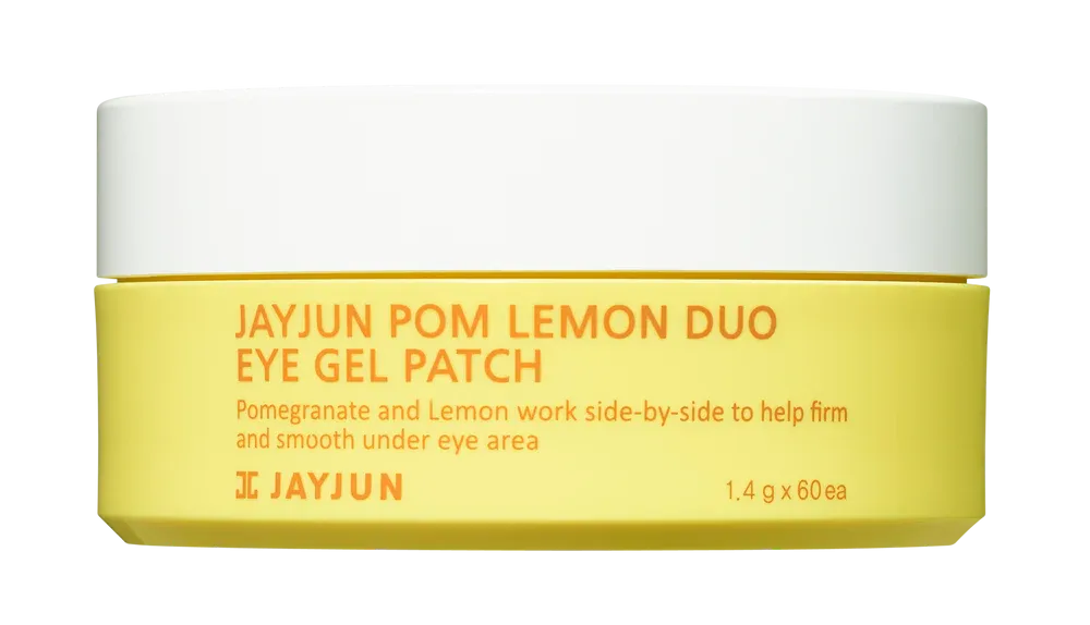 JAYJUN Pom Lemon Duo Eye Gel patch شرائح العين المزدوجة بالليمون والرمان
