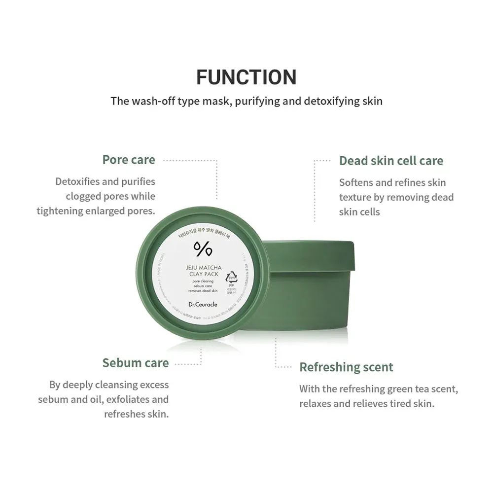 Jeju Matcha Clay Pack