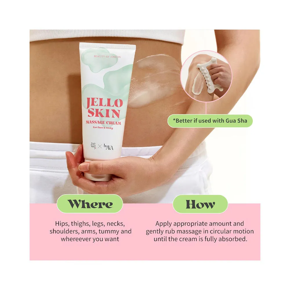 JELLOSKIN Massage Cream For Face and Body 200ml