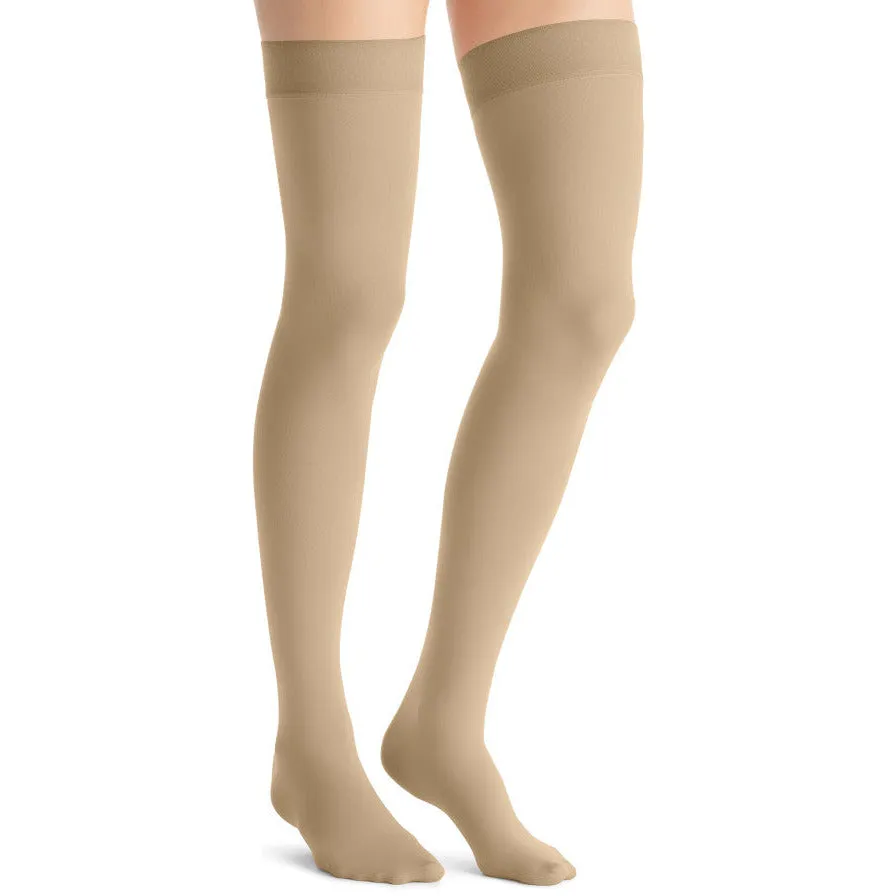 JOBST® Opaque Women's Thigh High 30-40 mmHg w/ Silcone Dot Top Band