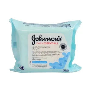 Johnson And Johnson Dry Skin Facial Wipes 25 PC