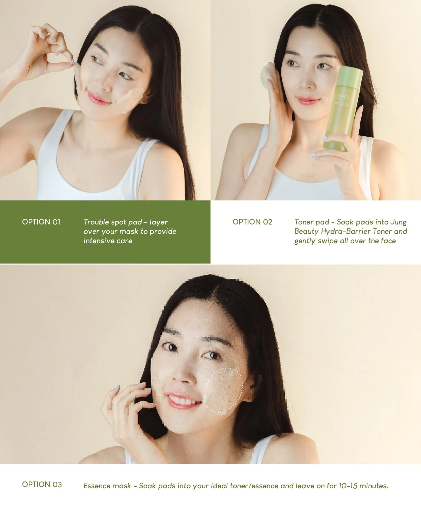 Jung Beauty Pure Calming Pad with Cica Leaf