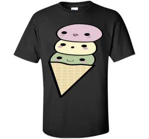 Kawaii Ice Cream Cone T-Shirt T-Shirt