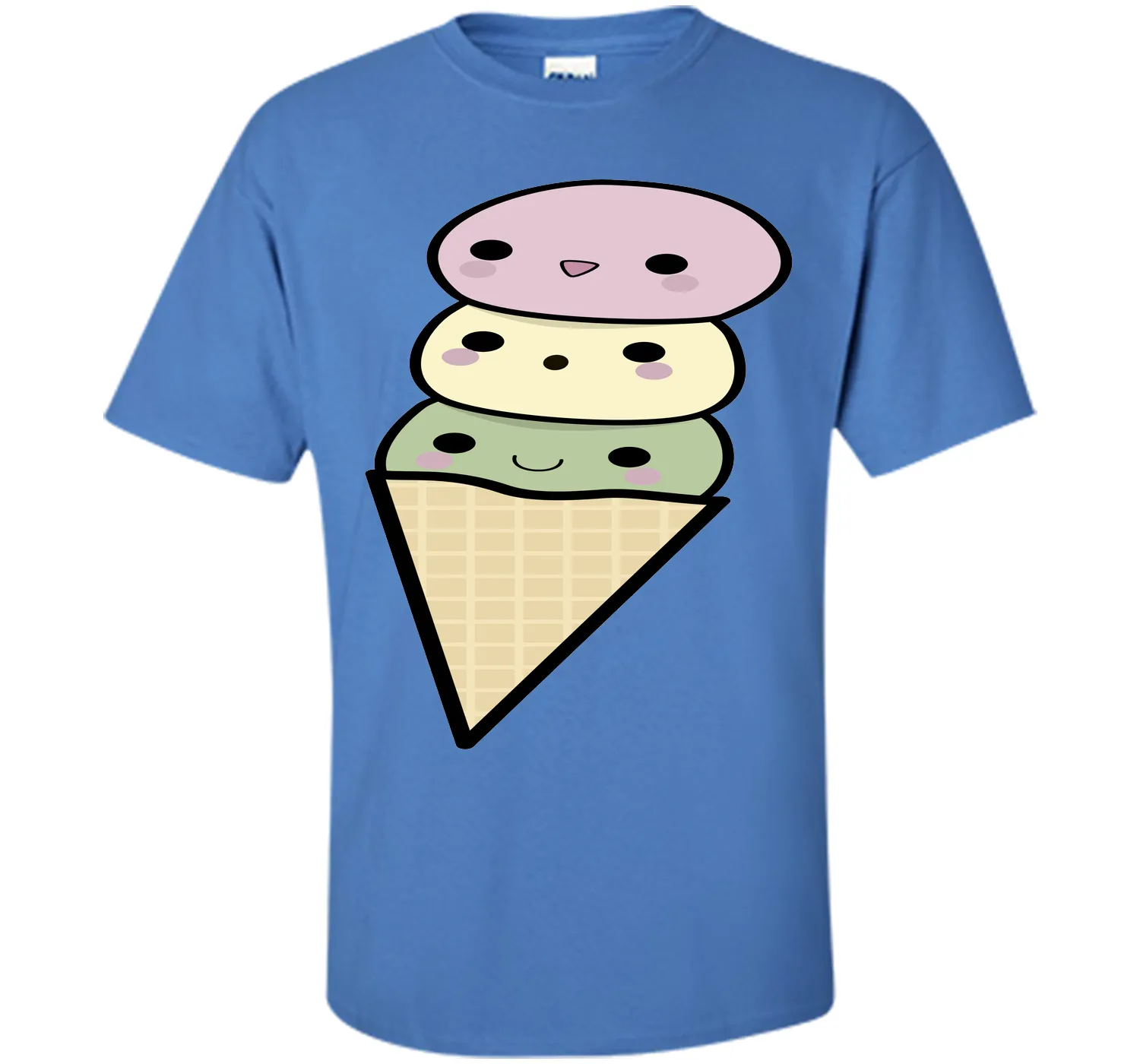 Kawaii Ice Cream Cone T-Shirt T-Shirt