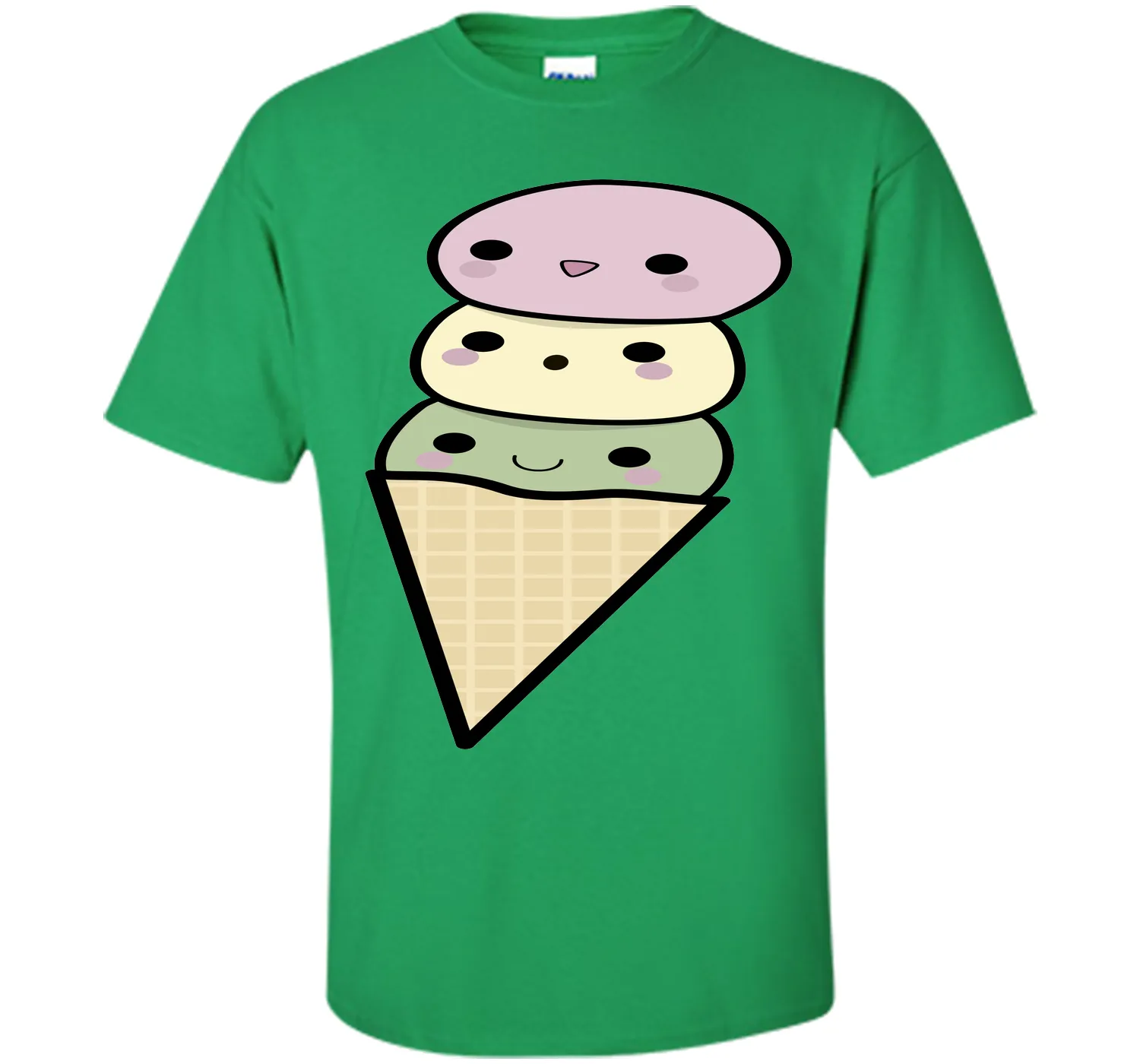 Kawaii Ice Cream Cone T-Shirt T-Shirt