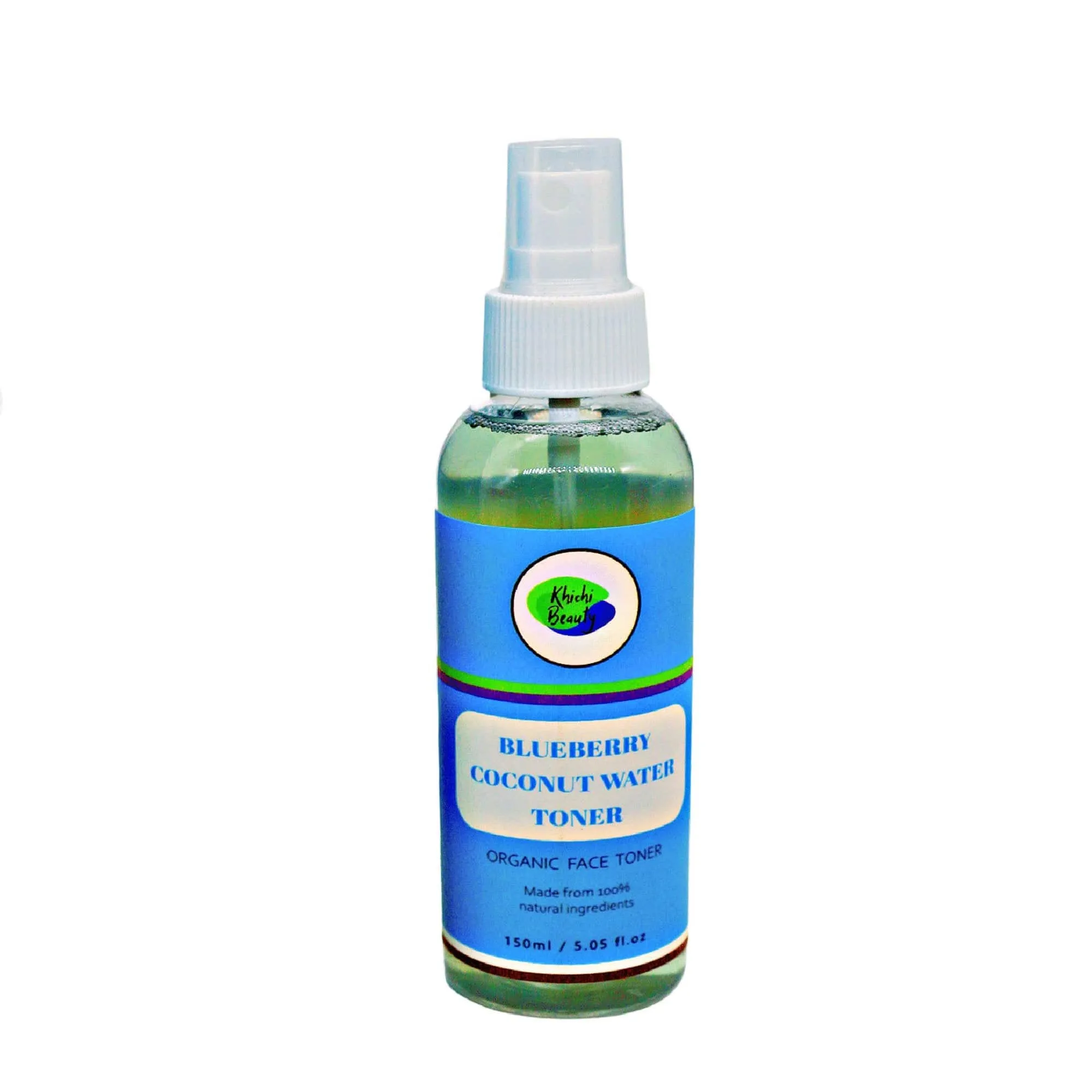 Khichi Beauty Blueberry Coconut Water Facial Toner, Soothes and hydrates