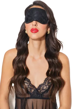 Lace and Satin Eye Mask