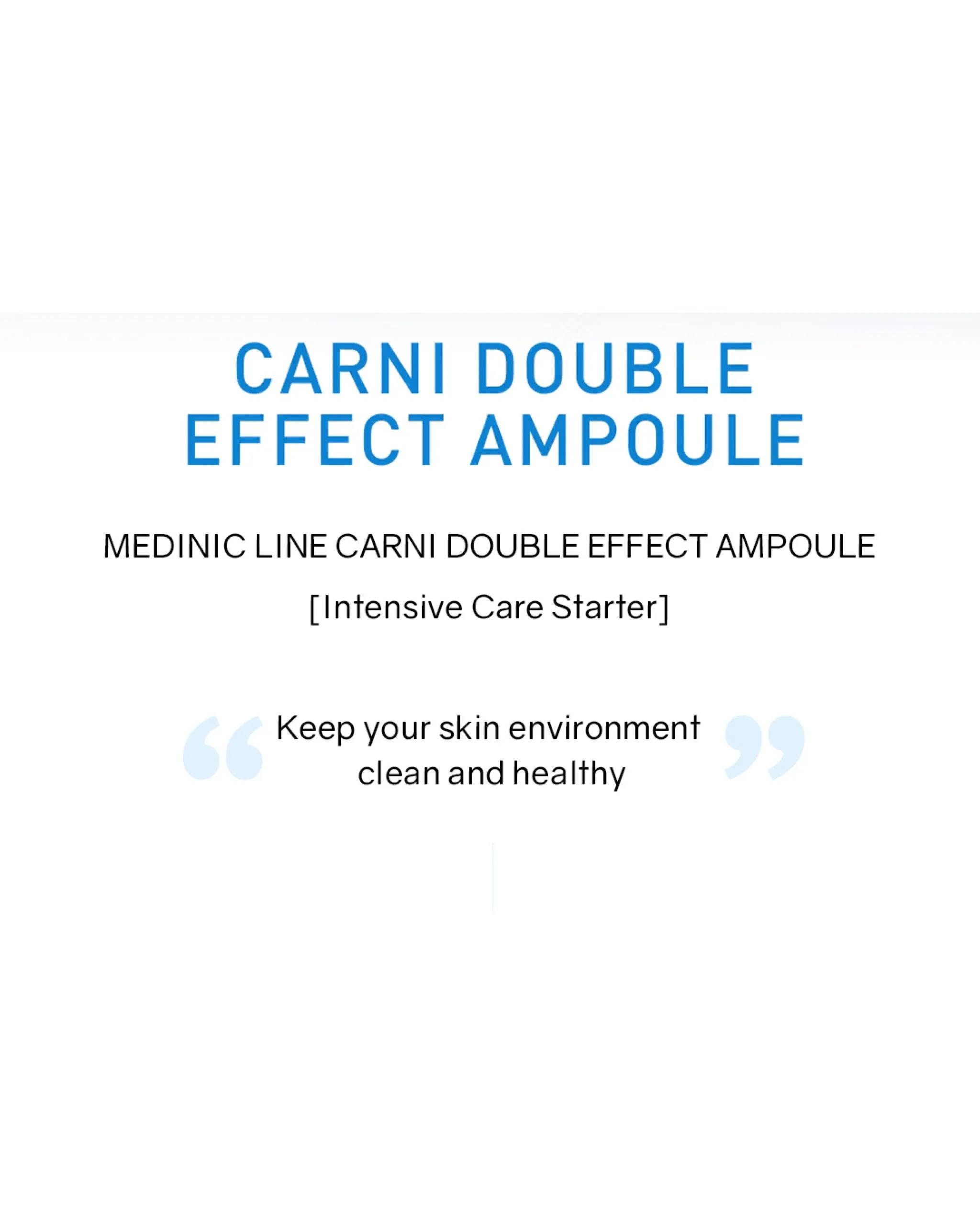 Lavien Carni Double Effect Ampoule (Blue) / 4000 Micro Shot Skin Roller