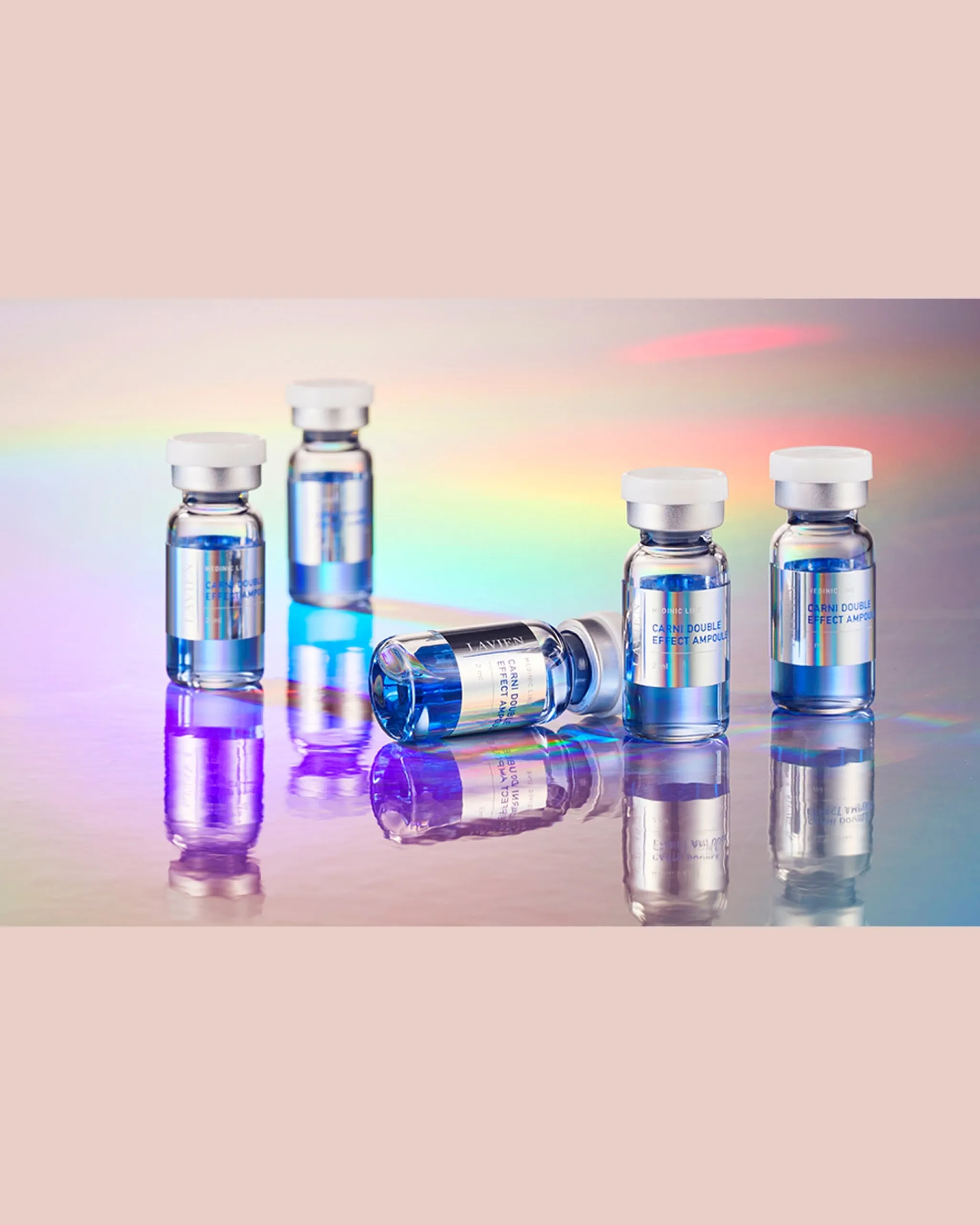 Lavien Carni Double Effect Ampoule (Blue) / 4000 Micro Shot Skin Roller