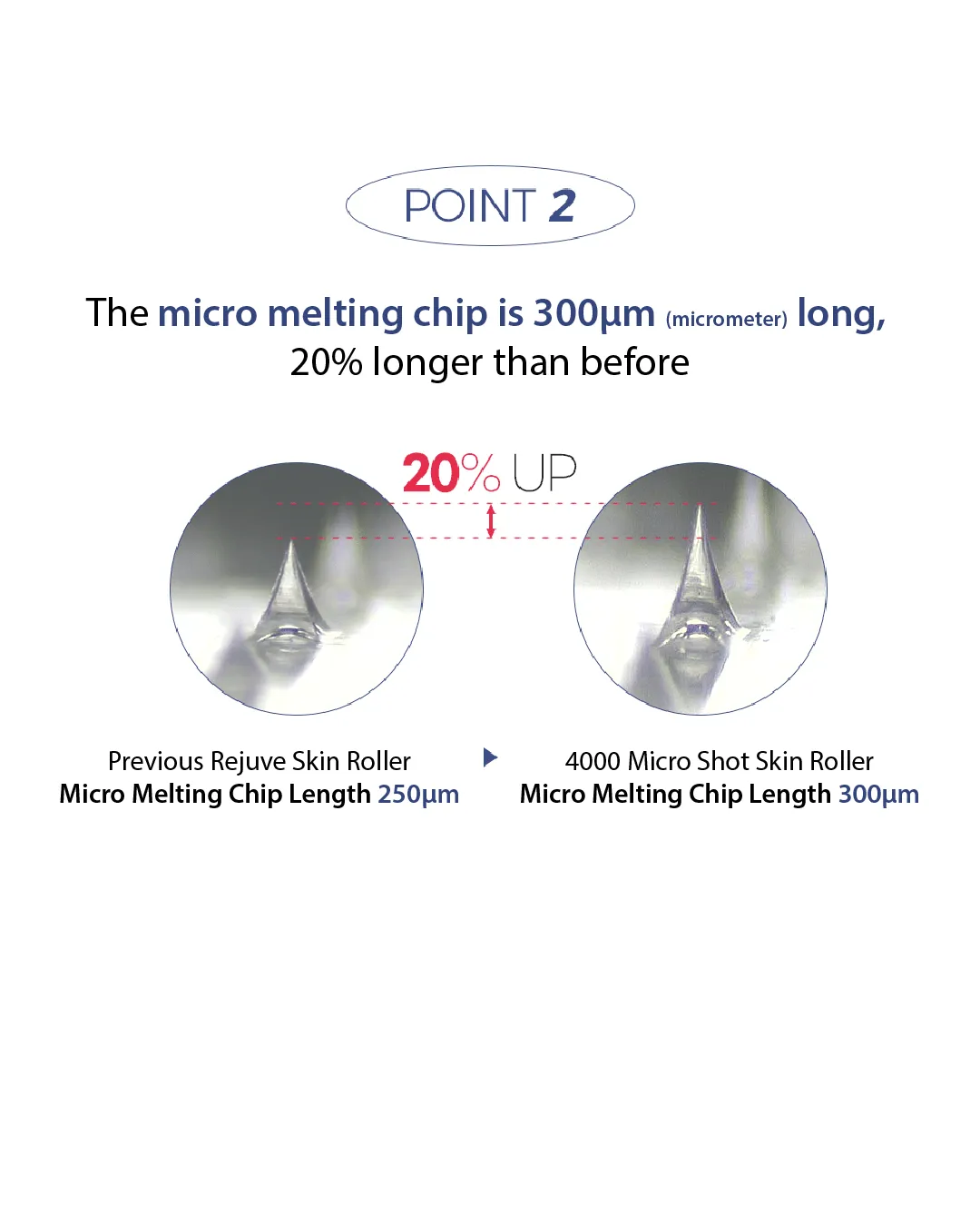 Lavien Carni Double Effect Ampoule (Blue) / 4000 Micro Shot Skin Roller