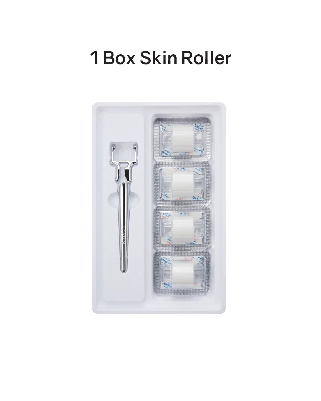 Lavien Carni Double Effect Ampoule (Blue) / 4000 Micro Shot Skin Roller