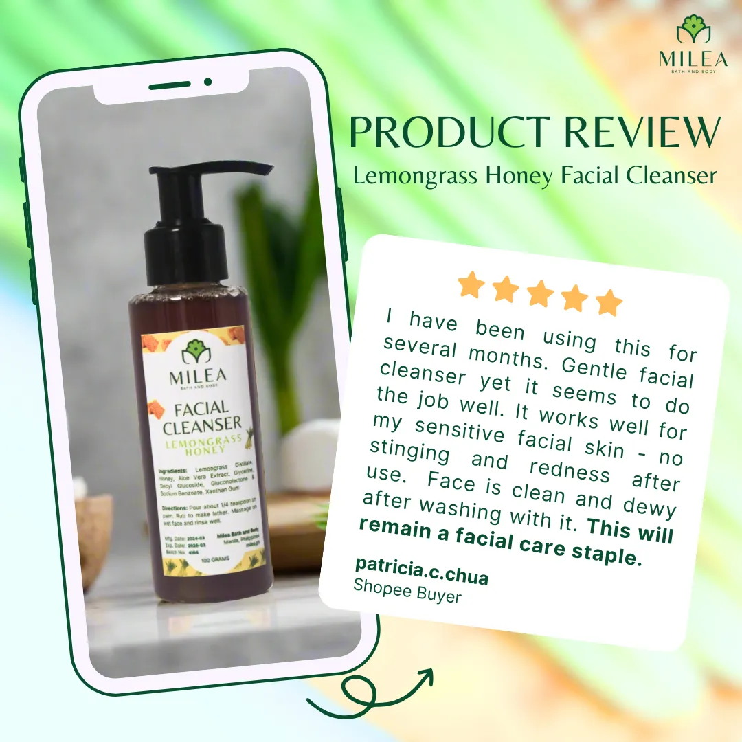 Lemongrass Honey Facial Wash Gel