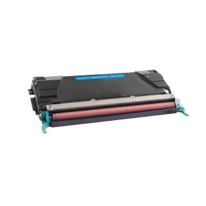Lexmark C736/X736/X738 Remanufactured High Yield Cyan Toner Cartridge