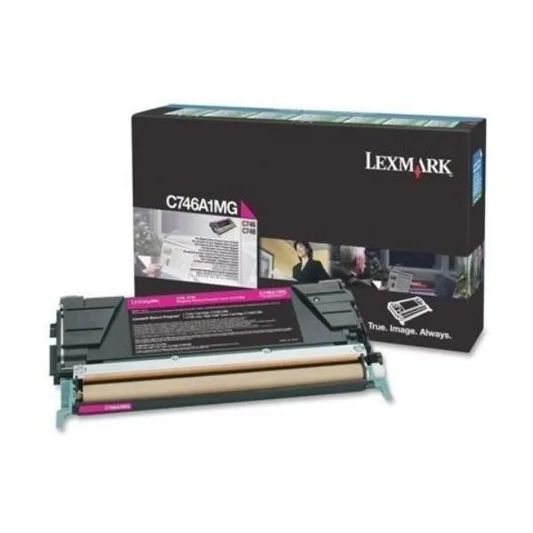 Lexmark C746 toner magenta - Genuine Lexmark C746A1MG Original Toner cartridge