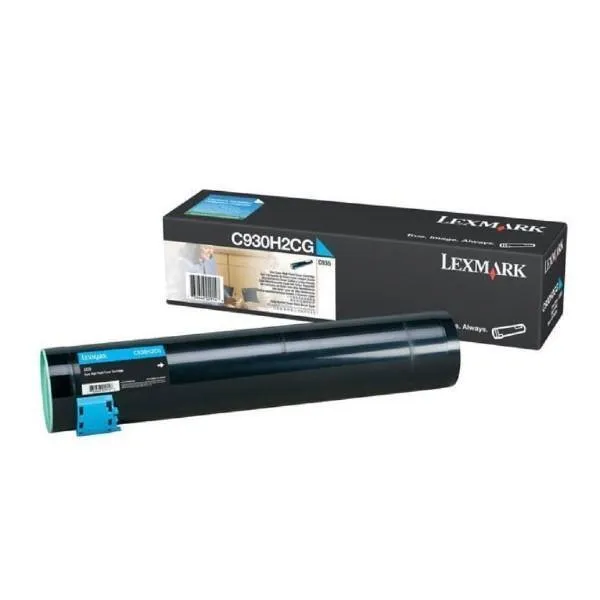 Lexmark C935 toner cyan - Genuine Lexmark C930H2CG Original Toner cartridge