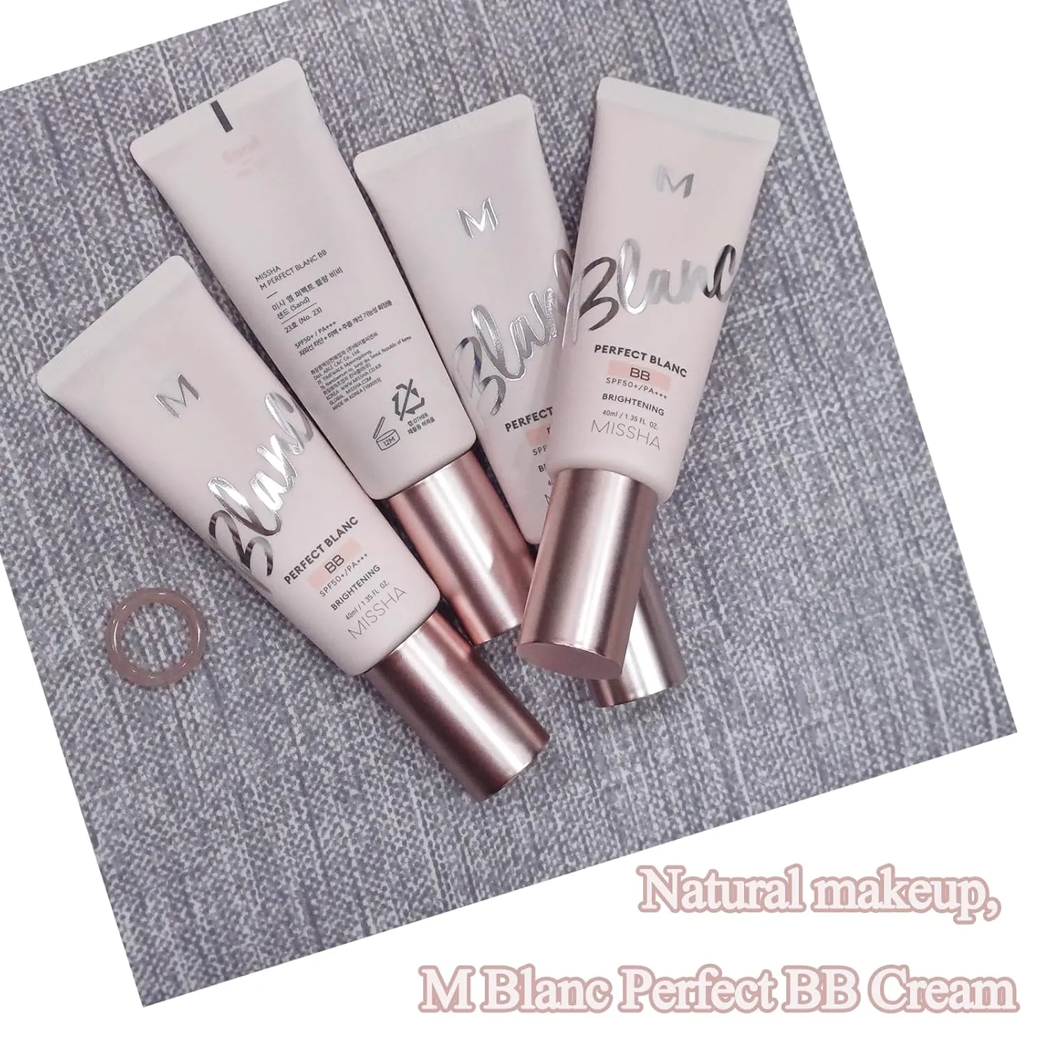 lightness & Brightening Makeup for MISSHA M Perfect Blanc BB Creams(1.35fl.oz.),No. 23 Sand