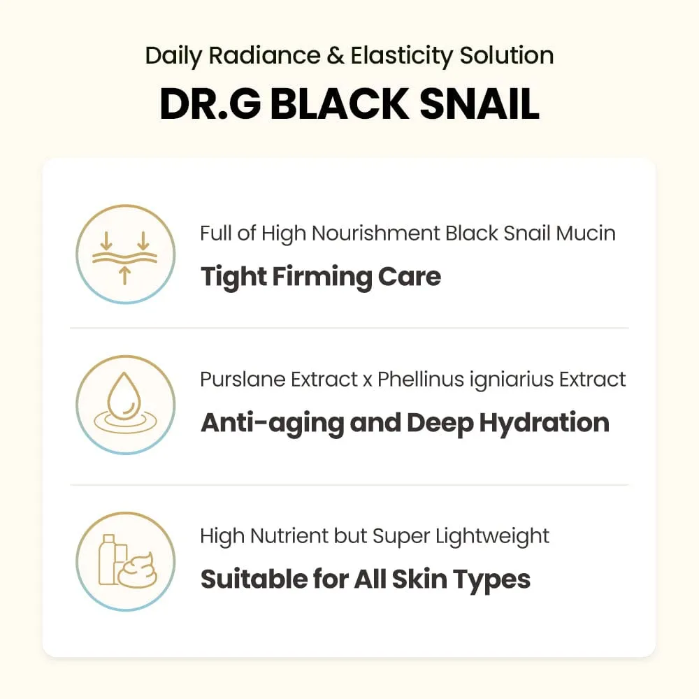 [LIMITED] DR.G BLACK SNAIL PRESTIGE SKINCARE GIFT SET
