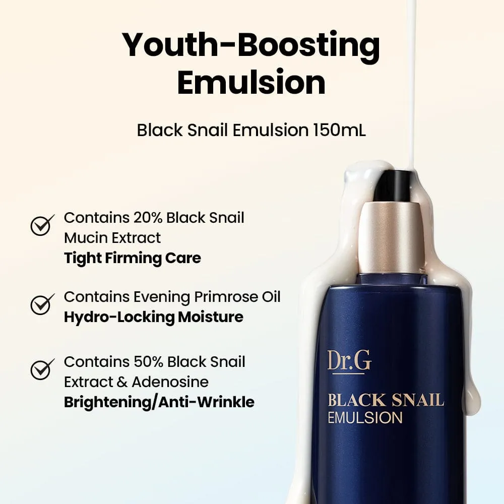 [LIMITED] DR.G BLACK SNAIL PRESTIGE SKINCARE GIFT SET