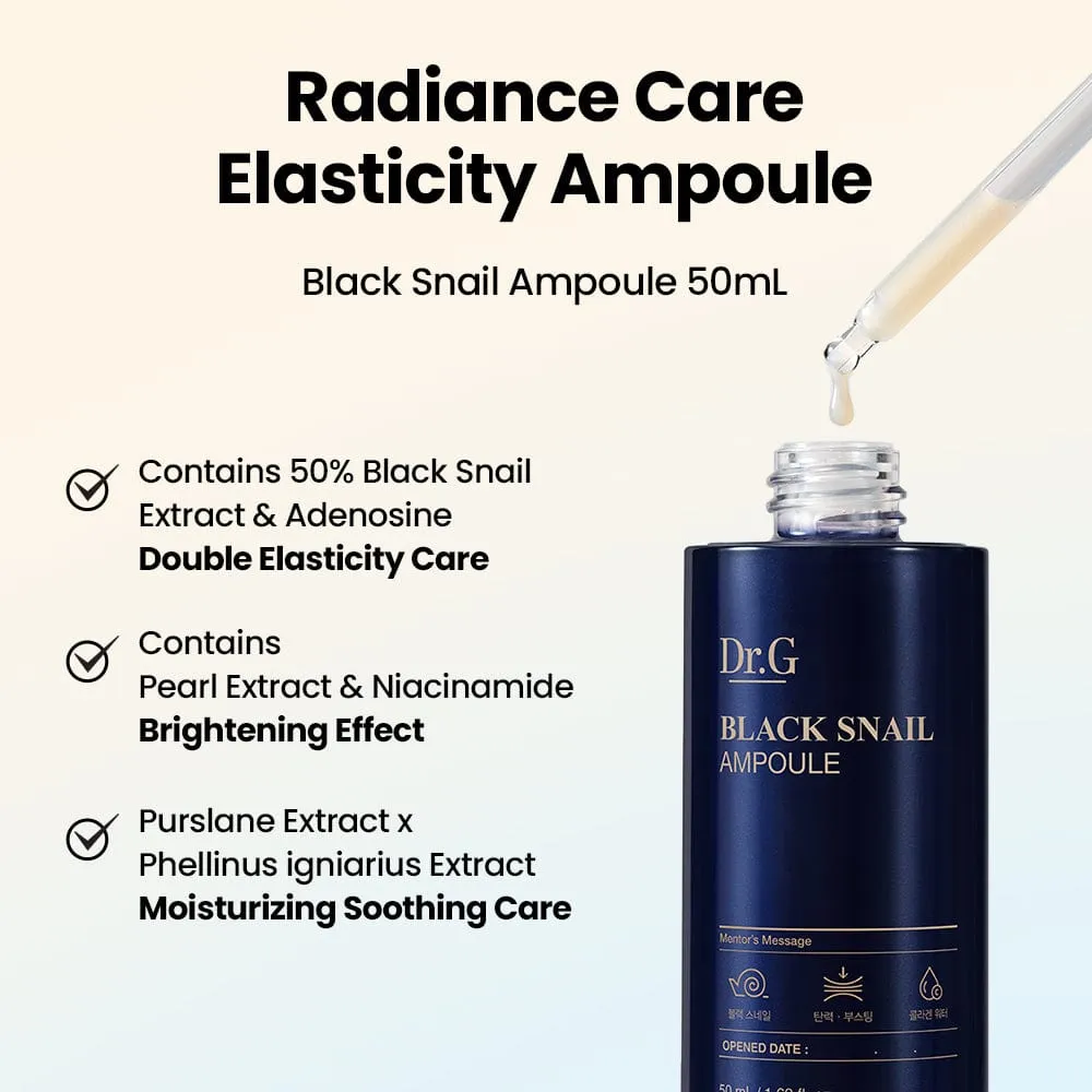 [LIMITED] DR.G BLACK SNAIL PRESTIGE SKINCARE GIFT SET