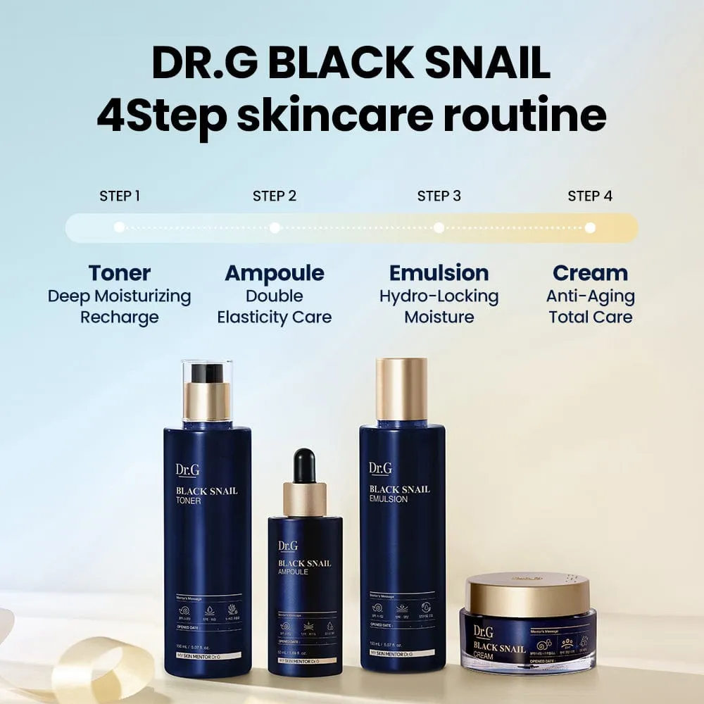 [LIMITED] DR.G BLACK SNAIL PRESTIGE SKINCARE GIFT SET