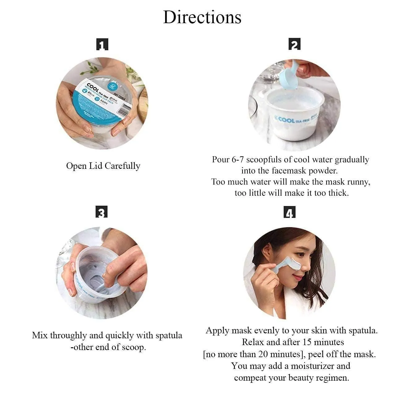 [LINDSAY] Cool Tea Tree Modeling Mask Cup Pack 28g