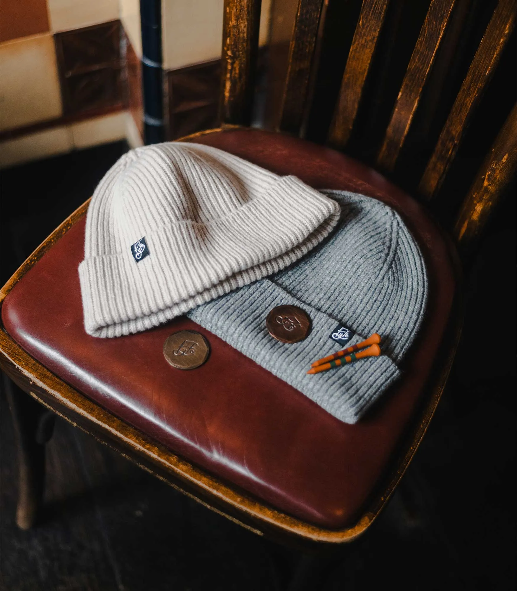Links Merino Beanie - Oatmeal