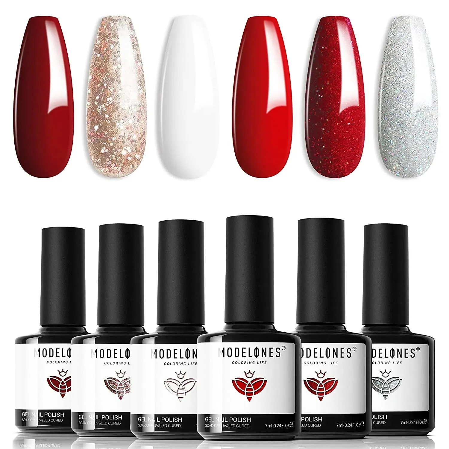 Lucky Cat - 6 Shades Gel Nail Polish Set