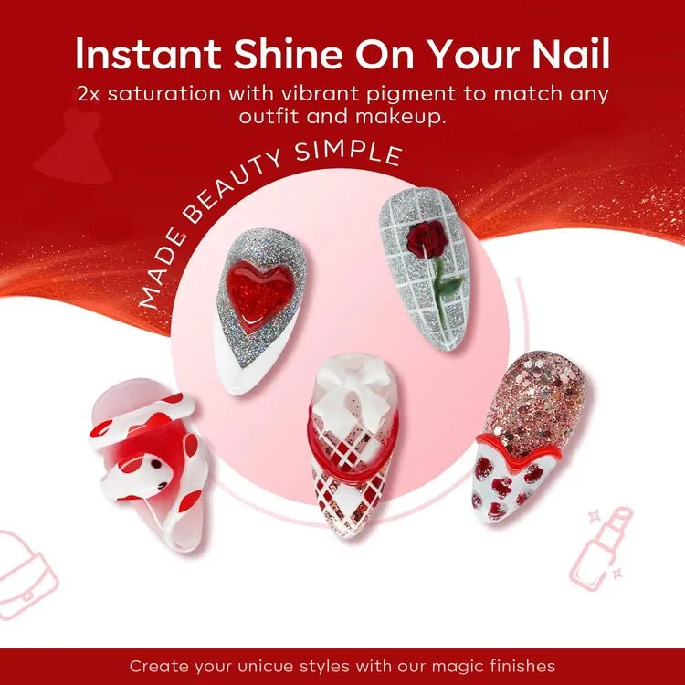 Lucky Cat - 6 Shades Gel Nail Polish Set