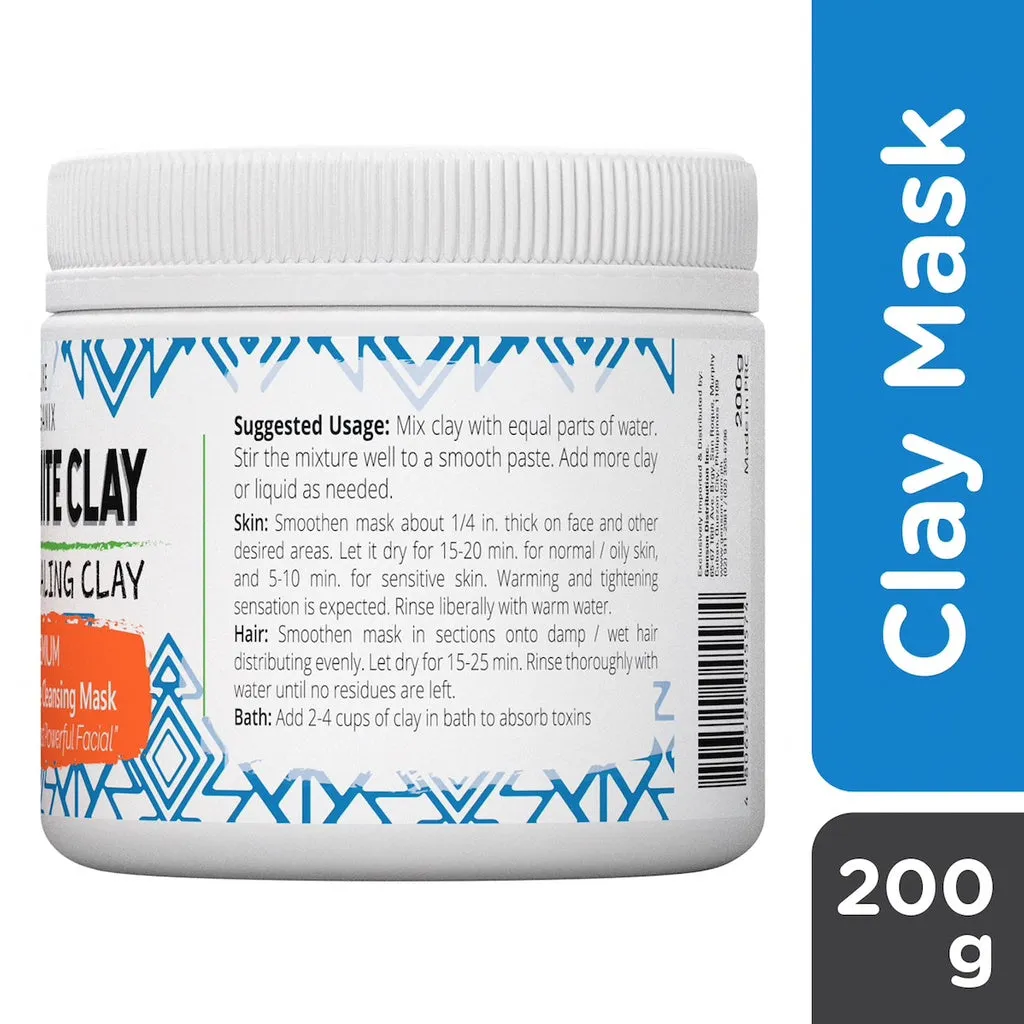 LUXE ORGANIX Bentonite Clay Mask 200g