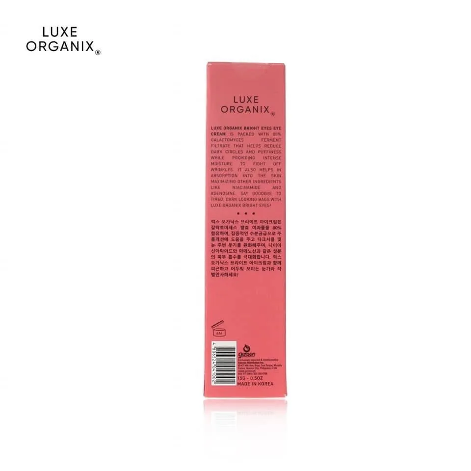Luxe Organix Bright Eyes Eye Cream - 15g