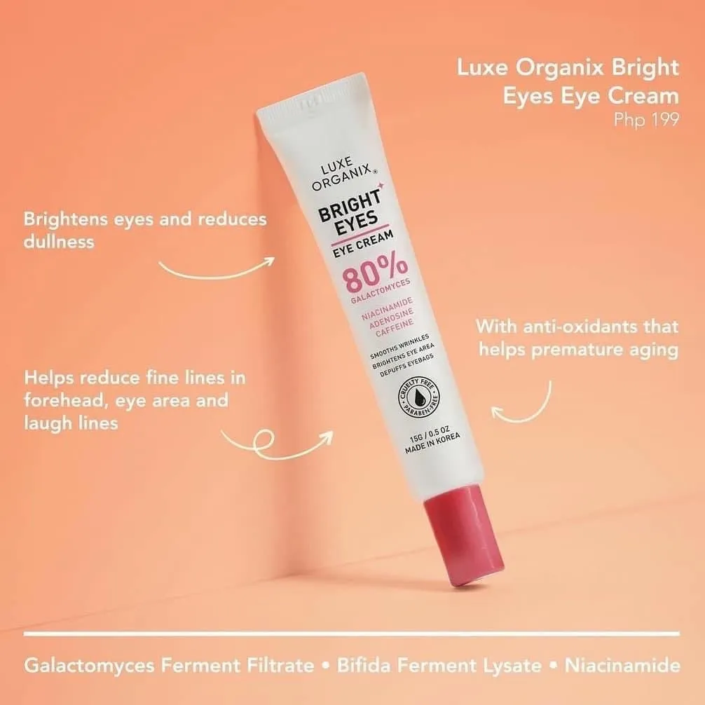 Luxe Organix Bright Eyes Eye Cream - 15g