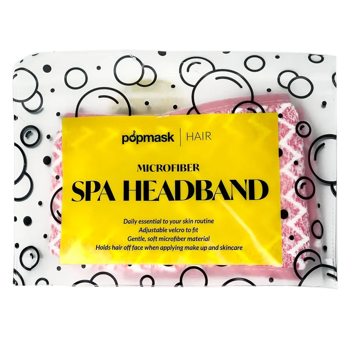 Luxurious Microfibre Spa Headband Pink – Keep Your Hair Out of the Way!