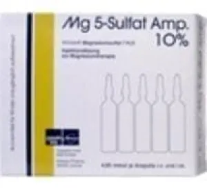 Magnesium sulfate ampoule 5 pc 10% solution for injection