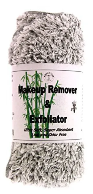 Makeup Remover and Exfoliator Bamboo Charcoal Cloth (1) Large
